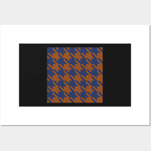 Little Critter Houndstooth - Brown and Navy Posters and Art